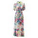 K.Design Jurk (maxi), bloemenprint & riem - W316 K.Design Jurk (maxi), bloemenprint & riem - W316