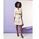 K.Design Jurk, bloemenprint, volant & RIEM / heuptasje - W216 K.Design Jurk, bloemenprint, volant & RIEM / heuptasje - W216
