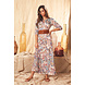 K.Design Maxi jurk - met plaisley print & riem - W109 K.Design Maxi jurk - met plaisley print & riem - W109