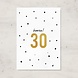 Letters and Lines A6 Kaart Goudfolie | Hoera 30 Letters and Lines A6 Kaart Goudfolie | Hoera 30
