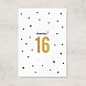Letters and Lines A6 Kaart Goudfolie | Hoera 16 Letters and Lines A6 Kaart Goudfolie | Hoera 16