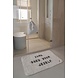 Zusss Badmat - zorg goed voor jezelf - 90x60cm - offwhite Zusss Badmat - zorg goed voor jezelf - 90x60cm - offwhite