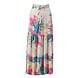 K.Design Rok tropische bloemenprint, rits & split - W319 K.Design Rok tropische bloemenprint, rits & split - W319