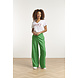 Smashed Lemon Groene lange wijde broek- 23574 Smashed Lemon Groene lange wijde broek- 23574