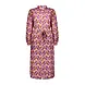 Geisha Blouse jurk met vintage print - 37620-20 Geisha Blouse jurk met vintage print - 37620-20