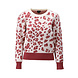 K.Design Pull met rond hals & luipaard patroon - X816 K.Design Pull met rond hals & luipaard patroon - X816