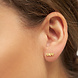 LuLu Copenhagen Domino Hearts 3 - 1 Pcs / Gold Plated LuLu Copenhagen Domino Hearts 3 - 1 Pcs / Gold Plated