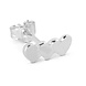 LuLu Copenhagen Domino Hearts 3 - 1 Pcs / Silver LuLu Copenhagen Domino Hearts 3 - 1 Pcs / Silver