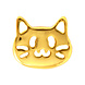 LuLu Copenhagen Kitty 1 Pcs / Gold Plated LuLu Copenhagen Kitty 1 Pcs / Gold Plated