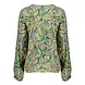 Geisha Smock top met pofmouwen en print - 33665-20 Geisha Smock top met pofmouwen en print - 33665-20