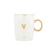Zusss Limited Theemok Goud Hartje En Confetti Wit Zusss Limited Theemok Goud Hartje En Confetti Wit
