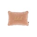Zusss Fluwelen kussen - leukerd - 35x25cm - oud roze Zusss Fluwelen kussen - leukerd - 35x25cm - oud roze