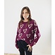 Pull - Julia - Hartjes (Aub/beige) Pull - Julia - Hartjes (Aub/beige)