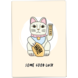 Kaart Blanche Wenskaart - Som Good Luck Kaart Blanche Wenskaart - Som Good Luck