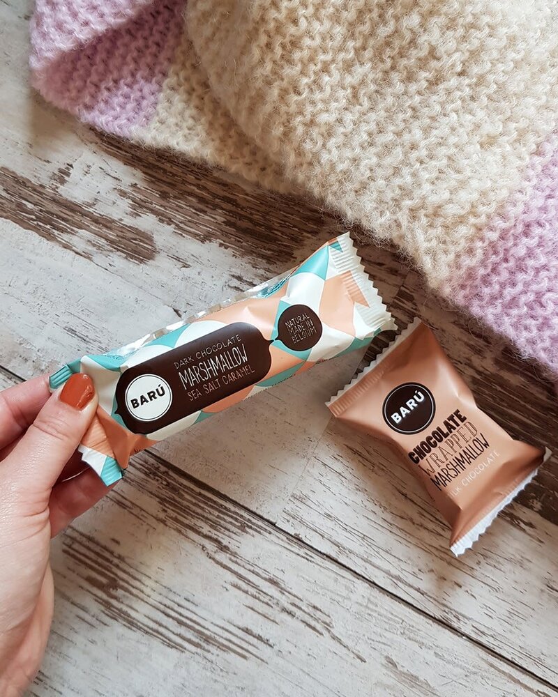 BARÚ Dark Chocolate & Sea Salt Caramel Marshmallow Bar 30g Lou Lou