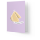 Kaart Blanche Wenskaart - BD - Wishes - fortune cookie Kaart Blanche Wenskaart - BD - Wishes - fortune cookie
