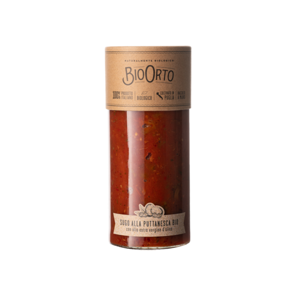 Organic tomato sauce puttanesca - 580 ml Glass jar - Lou Lou Conceptstore