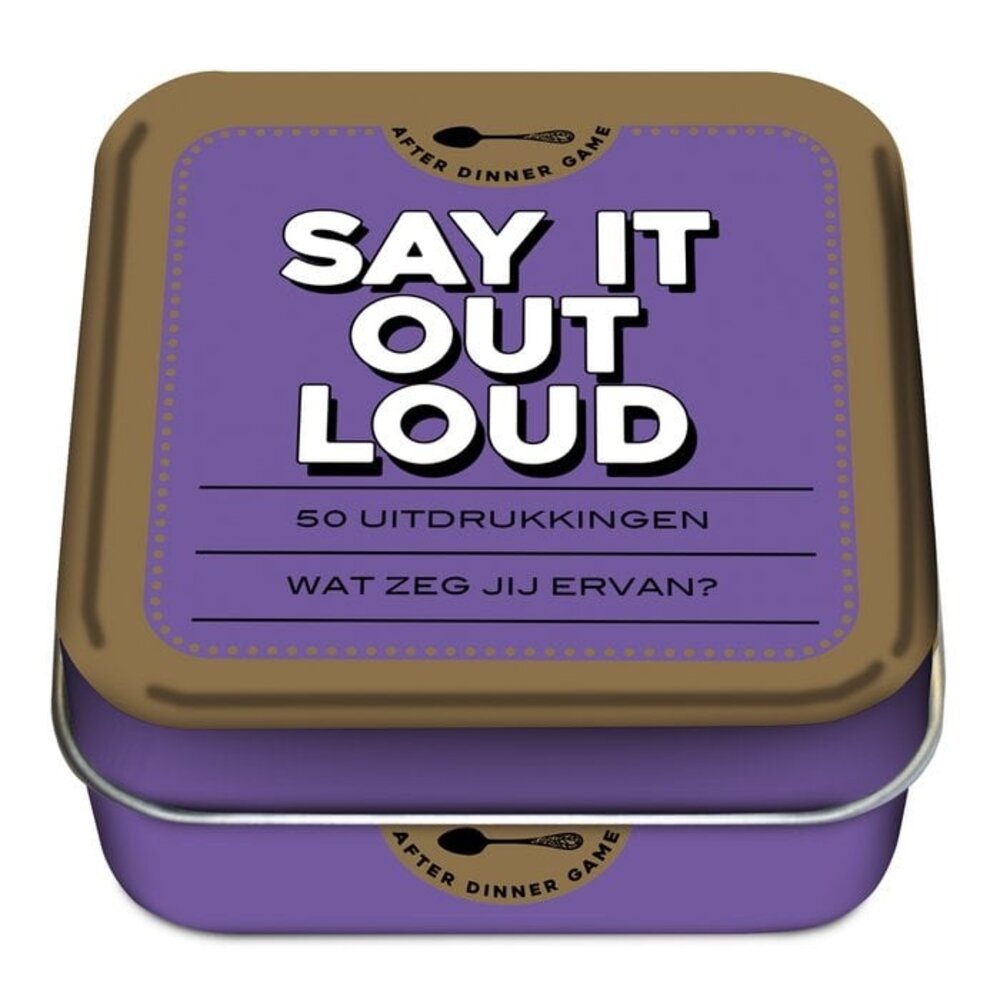 ImageGroup Holland After Dinner Games - Say it loud!