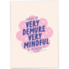Kaart Blanche Wenskaart - A Very Demure, very mindful birthday Kaart Blanche Wenskaart - A Very Demure, very mindful birthday
