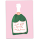 Kaart Blanche Wenskaart - Let's pop a bottle and celebrate Kaart Blanche Wenskaart - Let's pop a bottle and celebrate