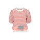 Zusss Trui Korte Mouw Met Streep - 0305-049 Zusss Trui Korte Mouw Met Streep - 0305-049