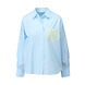 K.Design Gestreepte blouse (A756) - Blue stripe mix K.Design Gestreepte blouse (A756) - Blue stripe mix