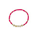 Zusss Kralenarmband - Smile - Fuchsia Zusss Kralenarmband - Smile - Fuchsia