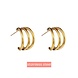 Day & Eve Oorbel - 3way Hoop - 14K - goud