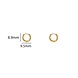 Day & Eve Oorbellen - Basic Hoop - 6mm - 14K - gold Day & Eve Oorbellen - Basic Hoop - 6mm - 14K - gold