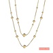 Day & Eve Ketting - Double Balls Necklace - 14K (42+6 cm) Day & Eve Ketting - Double Balls Necklace - 14K (42+6 cm)