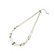 Day & Eve Ketting - Double Balls Necklace - 14K (42+6 cm) Day & Eve Ketting - Double Balls Necklace - 14K (42+6 cm)