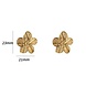 Day & Eve Full Flower Stud 22 mm - 14K Day & Eve Full Flower Stud 22 mm - 14K