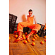 Eat My Socks Kousen - Juicy Oranges - 2 paar Eat My Socks Kousen - Juicy Oranges - 2 paar
