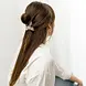 Clips Julia – Gesplitste clip Marmer - licht roze Clips Julia – Gesplitste clip Marmer - licht roze