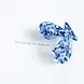 Clips Julia – Gesplitste clip Blauw/ - wit gevlekt Clips Julia – Gesplitste clip Blauw/ - wit gevlekt