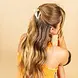 Clips Flo - Driehoekige clip - Marmer wit Clips Flo - Driehoekige clip - Marmer wit