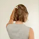 Clips Coco - Mini ronde Clip - Marmer wit Clips Coco - Mini ronde Clip - Marmer wit