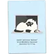 Kaart Blanche Wenskaart - Cat laptop Kaart Blanche Wenskaart - Cat laptop