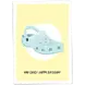 Kaart Blanche Wenskaart - Croc birthday Kaart Blanche Wenskaart - Croc birthday
