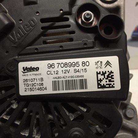 alternator 9670899580 peugeot 208 Valeo CL12 12V