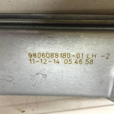 Window Mechanism Front Left 9806088180 Peugeot 2008