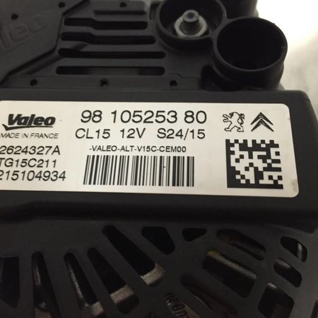 dynamo 9810525380 PEUGEOT 308 cl15 12v valeo