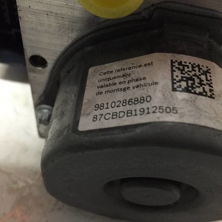 ABS-PUMPE 9810286880/9805825380 PEUGEOT 308 (1612847480)