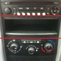 Bakje Onder De Radio 9655072477 Peugeot 207