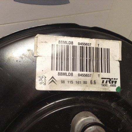 BRAKE BOOSTER 9811514180 PEUGEOT 2008