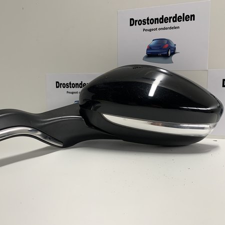 Außenspiegel vorne links Peugeot 208 Allure Modell Farbe schwarz (ktv) Faltbar