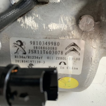 Klimapumpe 9810349980 Peugeot 208