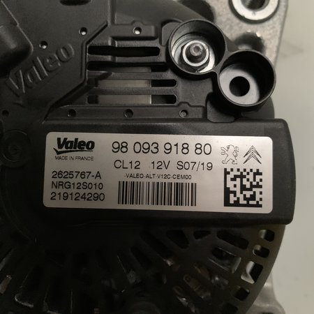 Alternator 9809391880 peugeot 2008 cl12 12v