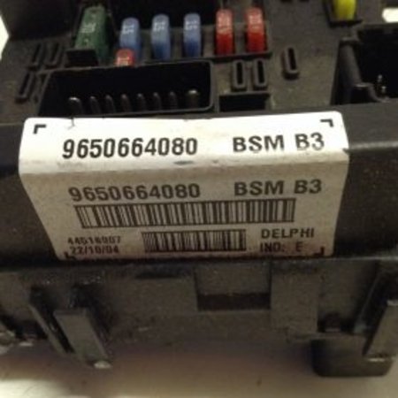 Fuse box 9650664080 BSM 3 peugeot 206 1.6 16 v delphi (6500Y1)