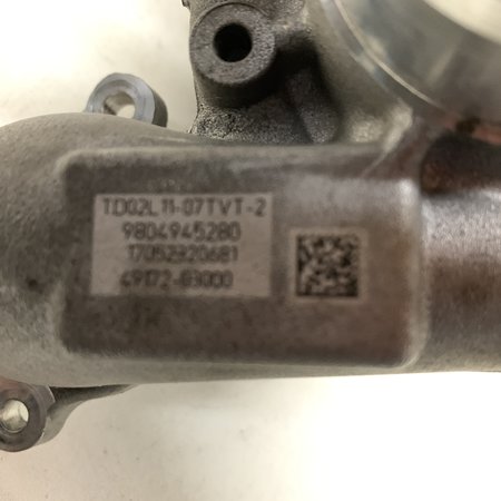 Turbo 9804945280 Peugeot 308 T9 Diesel 1.6 Engine code (BHA) BH02